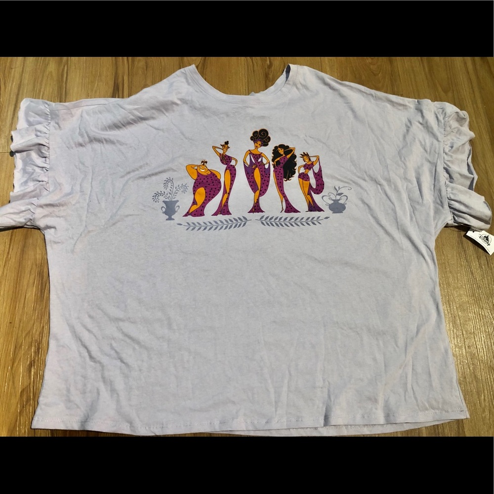 NWT Disney Parks Hercules Muse Shirt Plus Size